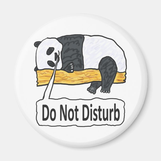 Disturb Panda Magnet (Framsidan)