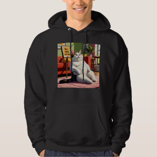Disturb Tjock Cat Funny Hoodie