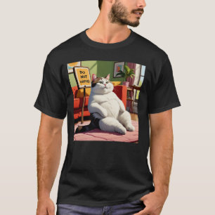 Disturb Tjock Cat Funny T Shirt