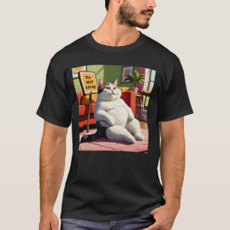 Disturb Tjock Cat Funny T Shirt