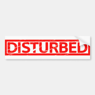 Disturbed Frimärke Bildekal