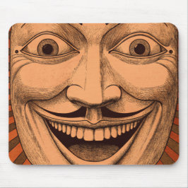 Disturning Grinning Ansikte Musmatta