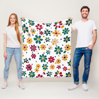 Dit-Blommigtar Fleecefilt