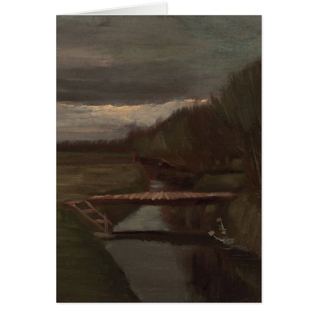 Ditch & Small Bridge, Van Gogh Fine Art OBS Kort (Framsidan)
