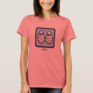 Dito - för tvilling- pojkar tee shirt