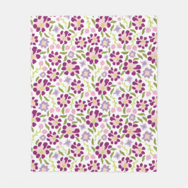 Ditsy blommigt fleecefilt