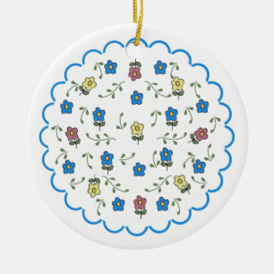 Ditsy Blommigt Ornament