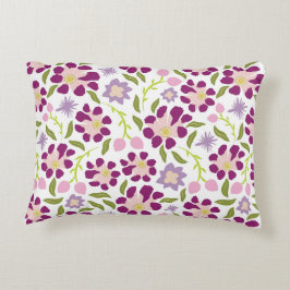 Ditsy blommigt prydnadskudde