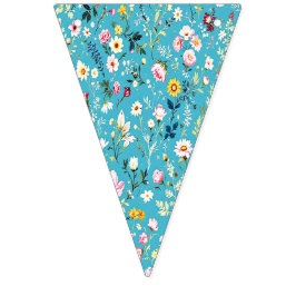 Ditsy Blommigt Summer Vimplar