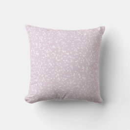 Ditsy Dots Pattern - White on Dusty Pink Kudde