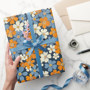 Ditsy Flowers Mönster Presentpapper
