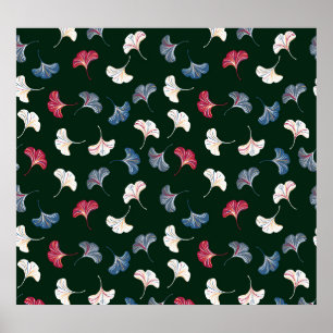 Ditsy Ginkgo: Mörken Höstsömlös. Poster