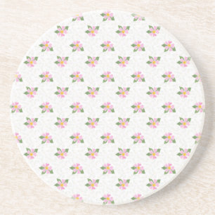 Ditsy Hund Polka Stil Sandstone Underlägg