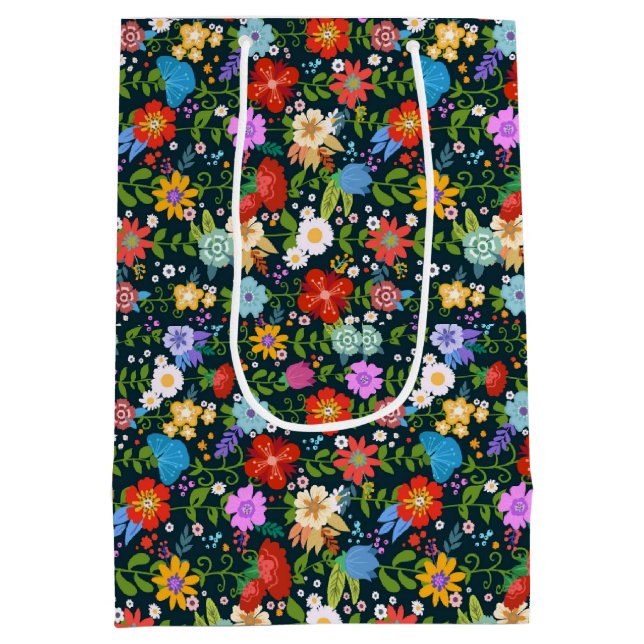 Ditsy seamless Flowers Mönster-13554 (Baksidan)