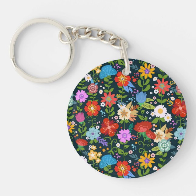Ditsy seamless Flowers Mönster-13554 (Framsidan)