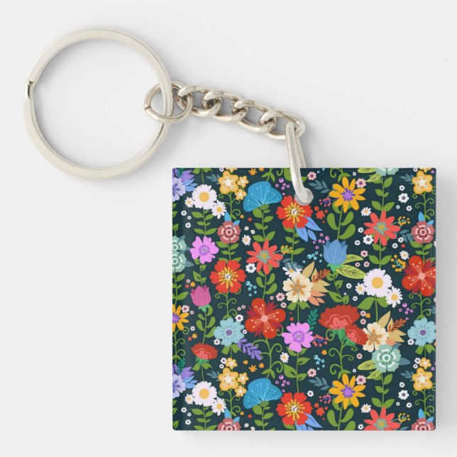 Ditsy seamless Flowers Mönster-13554 (Framsidan)