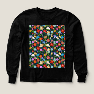 Ditsy seamless Flowers Mönster-13554 T Shirt