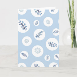 Ditsy snöflingemönster bakgrundstexturer kort