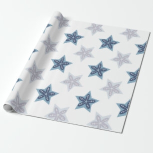 Ditsy snöflingemönster bakgrundstexturer presentpapper