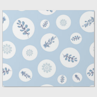 Ditsy snöflingemönster bakgrundstexturer presentpapper