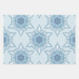 Ditsy Snowflake pattern backgrounds textures