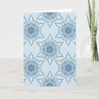 Ditsy Snowflake pattern backgrounds textures Kort