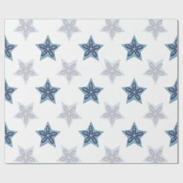 Ditsy Snowflake pattern backgrounds textures Presentpapper