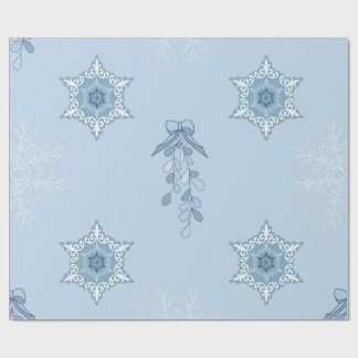 Ditsy Snowflake pattern backgrounds textures Presentpapper