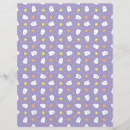 Ditsy Spöken Scrapbook Papper