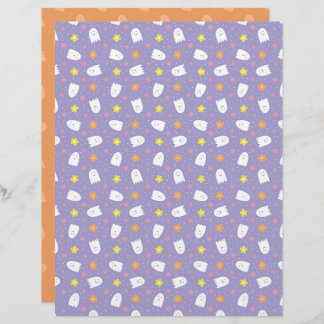 Ditsy Spöken Scrapbook Papper