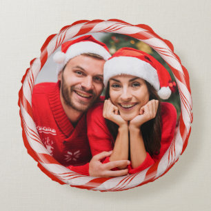 DITT 2 foton i en Candy Ram anpassningsbar-kudde Rund Kudde