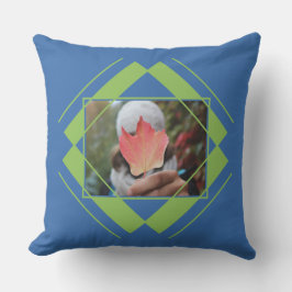 DITT 2 FOTOS i Geometric Mönster dekorativ kudde