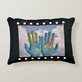 DITT 2 PHOTOS-anpassningsbar dekorativ kudde