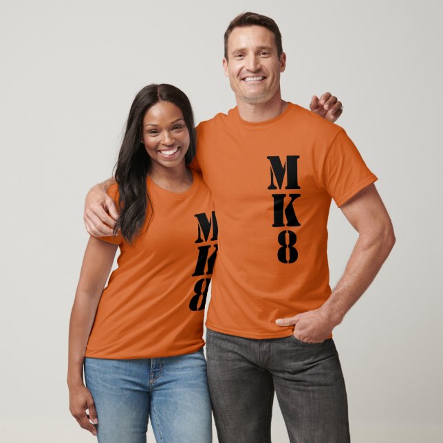 Ditt 3 brev-monogram på kamouflage Decor Tee Shirt (Unisex)