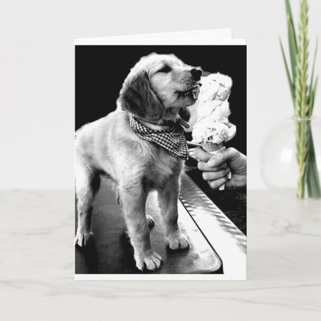 "DITT 40:e" MED NÅGON ICE-KRÄM! Kort (Framsida)