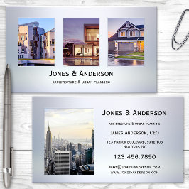 Ditt 4 bilder metalliska portfölj visitkort