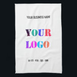 Ditt affärs- och Logotyp-företagskökorndiagram Kökshandduk<br><div class="desc">Anpassningsbar Färg och Typsnitt - Personlig Köksdukar med din företagstext och Namn-info Business Promotional eller Modern Personal Kitchen Towel / Gift - Gör egen Logotyp unik - Lägg till din Logotyp - Bild - Foto eller QR-kod / Namn - Info eller Anpassningsbar Text - Ändra storlek och flytta eller ta...</div>