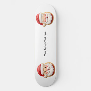 Ditt Anpassade Text Tomte Kaka Jul Mini Skateboard Bräda 18,5 Cm