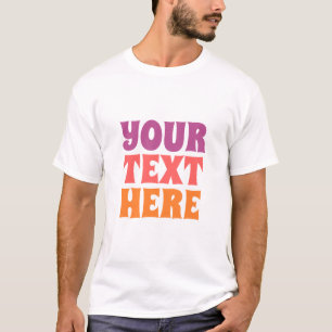 Ditt Anpassade Text Uppdatera Logo eller Foto Stor T Shirt