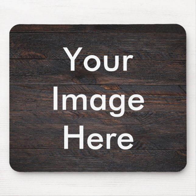 Ditt anpassningsbar Bild Square Wood Musmatta (Framsidan)