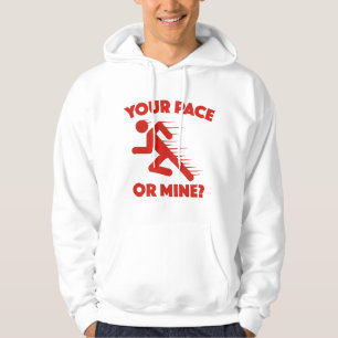 Ditt ansikte eller min? hoodie