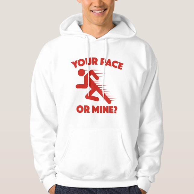 Ditt ansikte eller min? hoodie (Framsida)