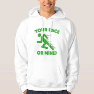 Ditt ansikte eller min? hoodie