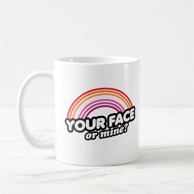 Ditt Ansikte Eller Mitt Kaffemugg (Vänster)