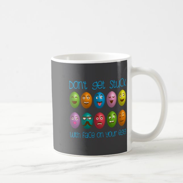 Ditt Ansikte Fastnar Inte Ägg Kaffemugg (Höger)