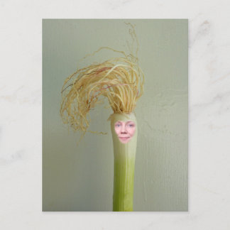 Ditt Ansikte på Vår Onion-vykort Vykort