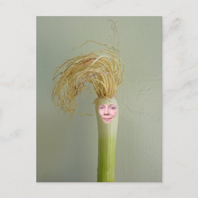 Ditt Ansikte på Vår Onion-vykort Vykort (Framsida)