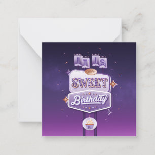 Ditt anteckningskort för Sweet sixteen