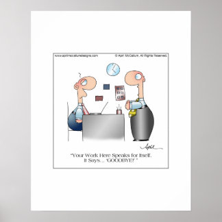 DITT ARBETE Poster till April McCallum