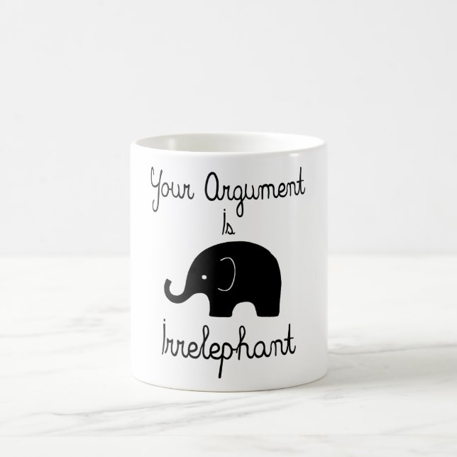 Ditt argument är Irrelephant Kaffemugg (Center)